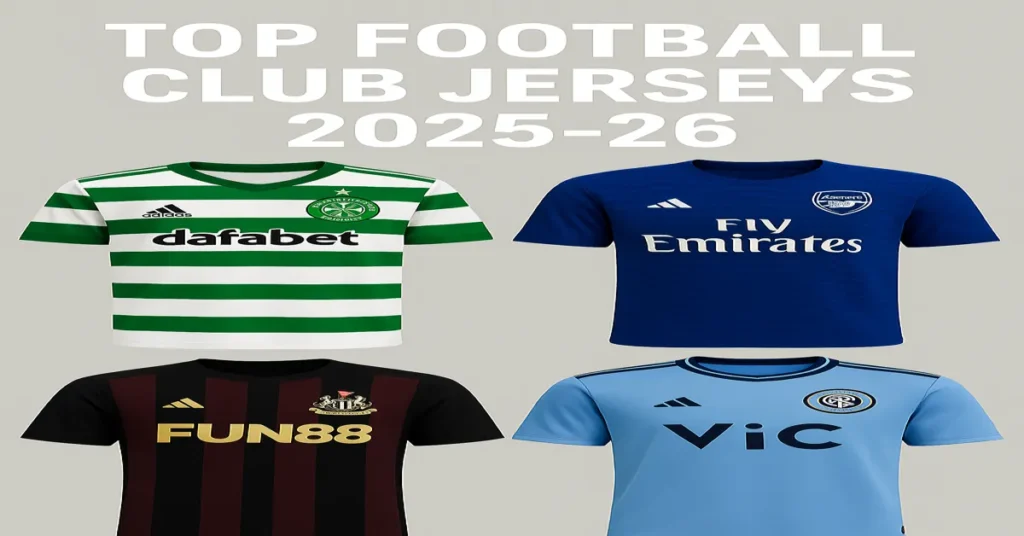 Best football club jerseys 2025-26 featuring Inter Miami, Real Madrid, PSG, and more